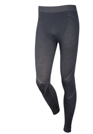 Męskie spodnie termoaktywne GATTA ACTIVE Thermo Wool Merino - Grey